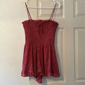 Pinkish Red romper!! Size S
